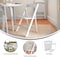 Flash Furniture Holden Commercial Grade White Solid Wood Folding Dining Chair ZH-8005-3-WHT-GG - alternate 2